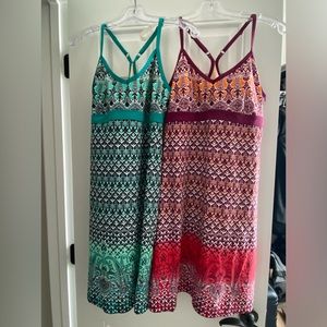 Athleta dress - swim material. Perfect dress for beach and errands